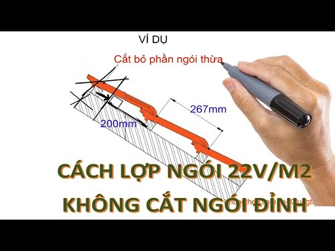 Video Cách chia mè và lợp ngói đất nung 22v/m2 như thế nào... - youtube
