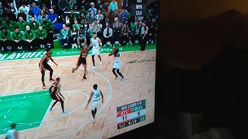 Clint Capela with the block | Hawks vs Celtics