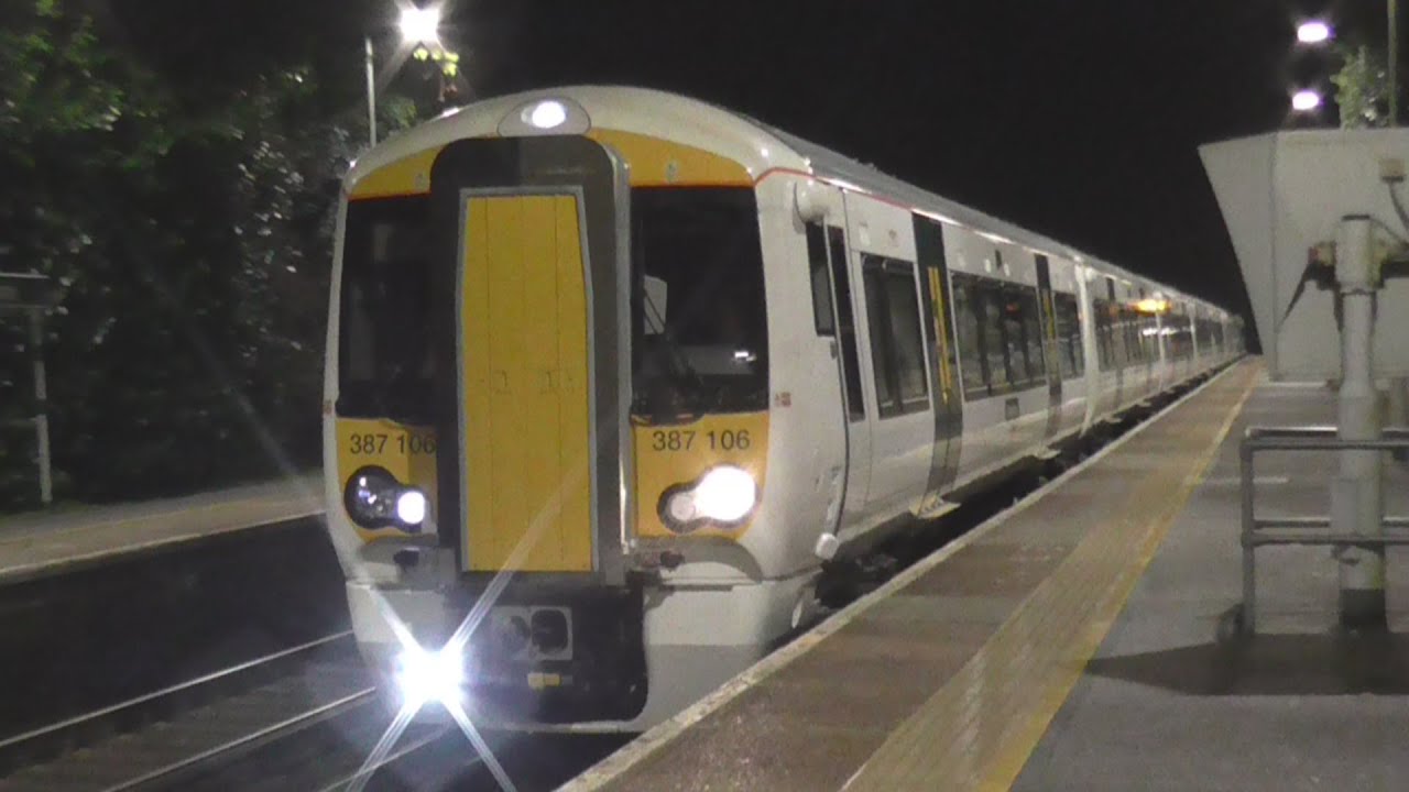 Brand New Thameslink Class 387s - 387106 & 387112 Depart Hassocks For Bedford
