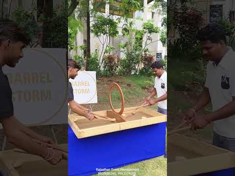 The Wooden Barrel Storm Game is an exciting party activity featuring Contact 9928686346, 9413174160