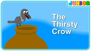 Thirsty Crow Story in English | Moral Stories For Kids | Bedtime Stories @NurseryRhymesJunior