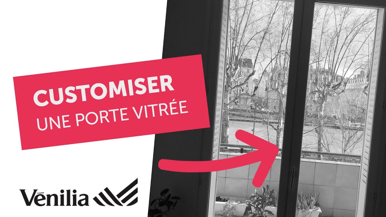 CUSTOMISER UNE PORTE VITRÉE AVEC UN FILM VITROSTATIQUE