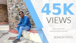 #php #login #logout #session Login | Logout | Session PHP Video Tutorial-110(Hindi/Urdu) | Youtube - Durasi: 9.01. 