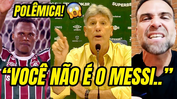 🚨 "CALA A BOCA, CAR%LH.." O GRAVE RECADO DE RENATO GAÚCHO CONTRA JOGADOR E EMPRESÁRIO APÓS POLÊMICA