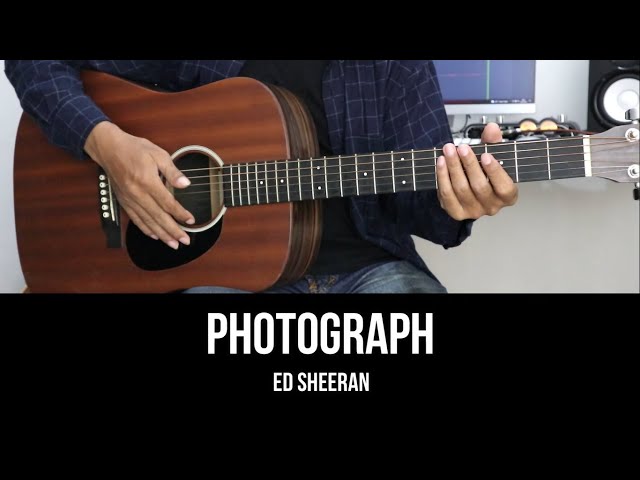 Photograph - Ed Sheeran | EASY Guitar Tutorial with Chords / Lyrics class=