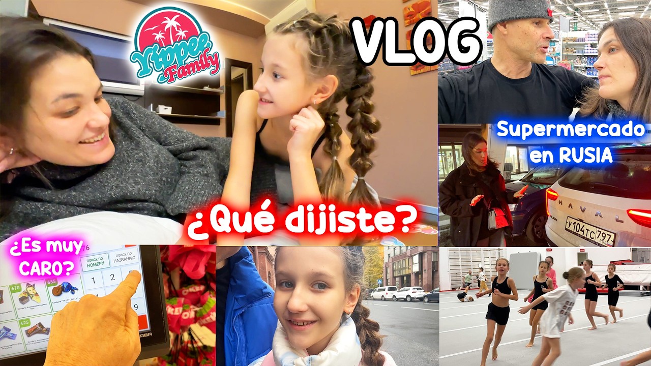 ¿CÓMO ES IR AL SUPERMERCADO EN RUSIA? 🇷🇺 + Nuevo LOOK de Nuestra Hija 🤩 VLOG VIDA EN RUSIA