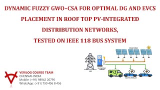DYNAMIC FUZZY GWO–CSA FOR OPTIMAL DG AND EVCS PLACEMENT IN ROOF TOP PV INTEGRATED DISTRIBUTION NETWO