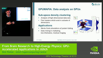 From Brain Research to High-Energy Physics: GPU-Accelerated Applications in Jülich