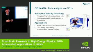 From Brain Research to High-Energy Physics: GPU-Accelerated Applications in Jülich