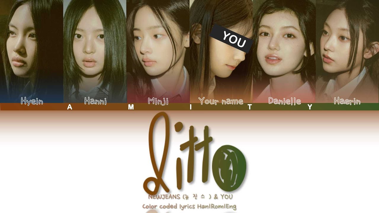 NewJeans (뉴진스)『 DITTO 』You as a member [Karaoke] (6 members ver) [Han|Rom|Eng]