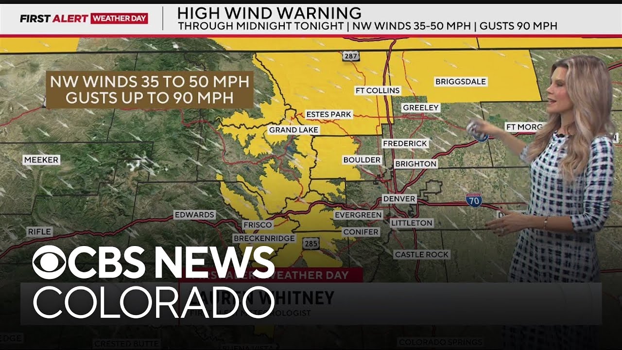 Brutal wind creating dangerous conditions in parts of Colorado - YouTube
