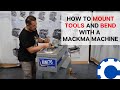 Mackma machine bm76 mounting tools and bending