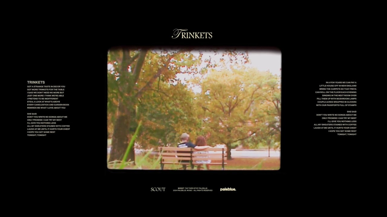 paleblue. - TRINKETS (Official Audio)