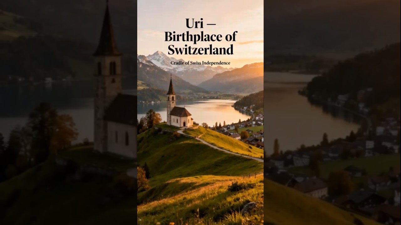 Uri, Switzerland 🇨🇭 | Birthplace of Switzerland | Swiss Alps Landscape 4K Shorts