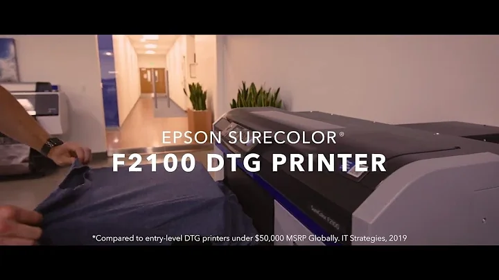 Epson SureColor F2100 Direct to Garment Printer | Take a tour