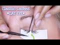 HOW TO: Classic Lashes *CATEYE* tutorial for beginners