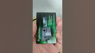Funky Credit Card USB Flash Drive (Mobile video)
