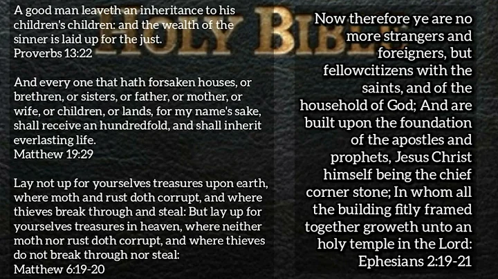 Wealth of the sinner is laid up for the Just