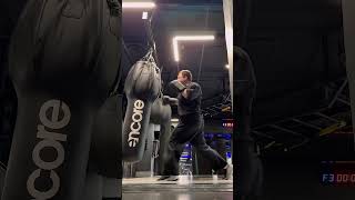 Explosive combo. Heavy bag work.