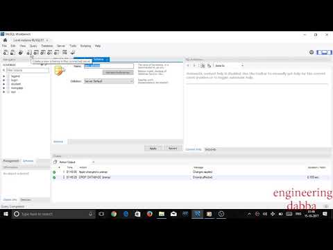 Create Database Without MySql query