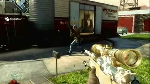 Black Ops: 3way, Part 1, How To Quick Scope? (Combat Training)