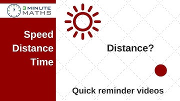 Speed Distance Time - distance from Sun to Earth GCSE mid-level question