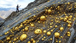 wow so luckyc day! I found GOLD in an ILLEGAL ground sluice! #giold discovery