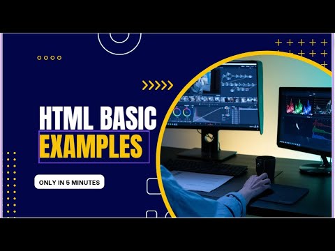basic examples html - YouTube