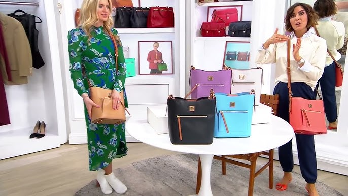 Dooney & Bourke Saffiano Leather Shoulder Bag - Ashby on QVC 