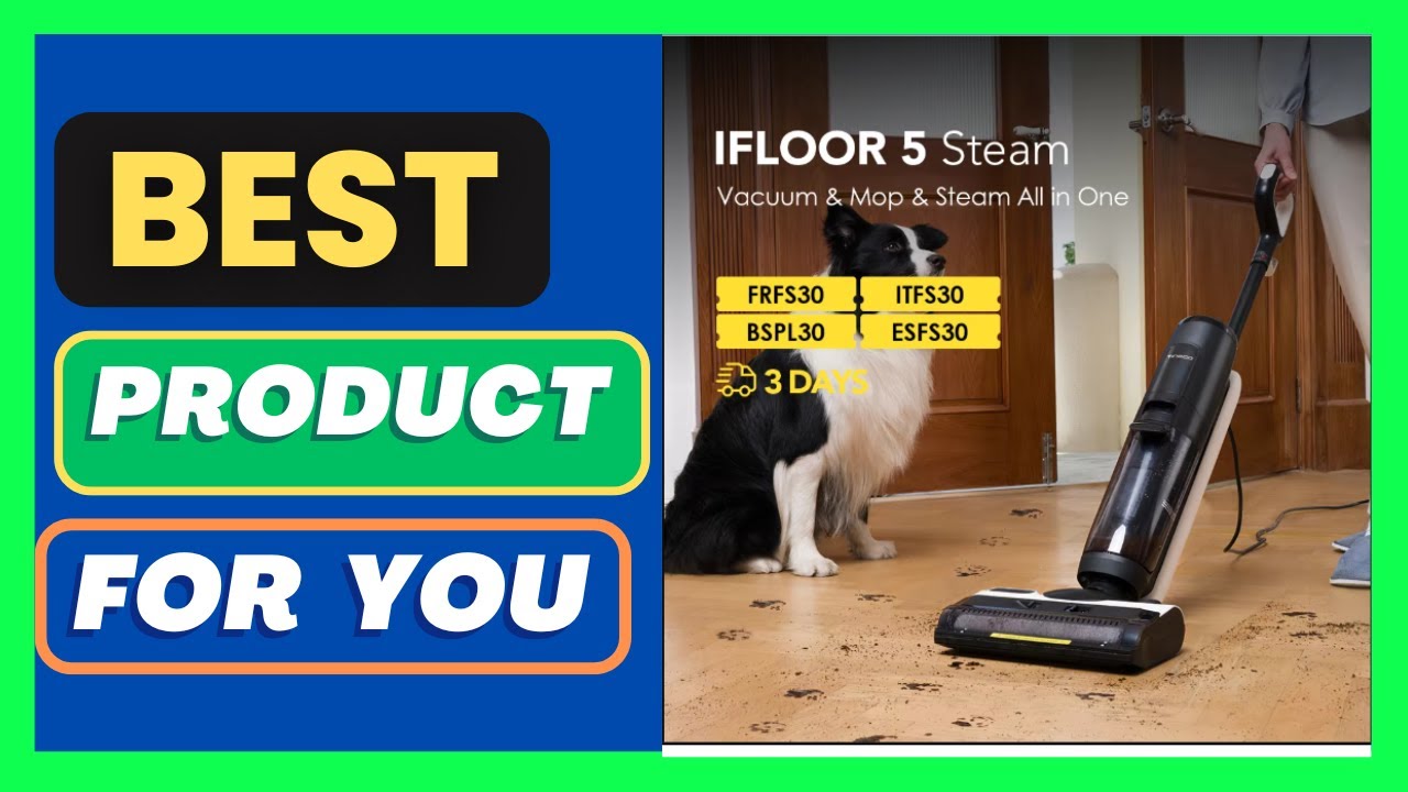 Tineco iFLOOR 5 Steam Wet Dry Vacuum All-in-one,
