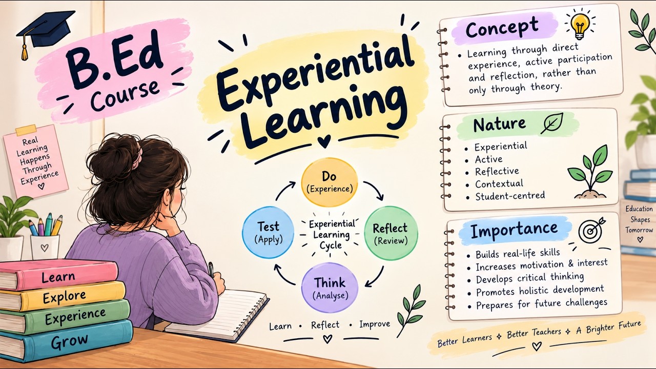 Experiential Learning | Meaning | Concept | Nature |Types | B.Ed - YouTube