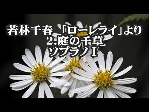 若林千春　「ローレライ」より　２．庭の千草　ソプラノⅠ