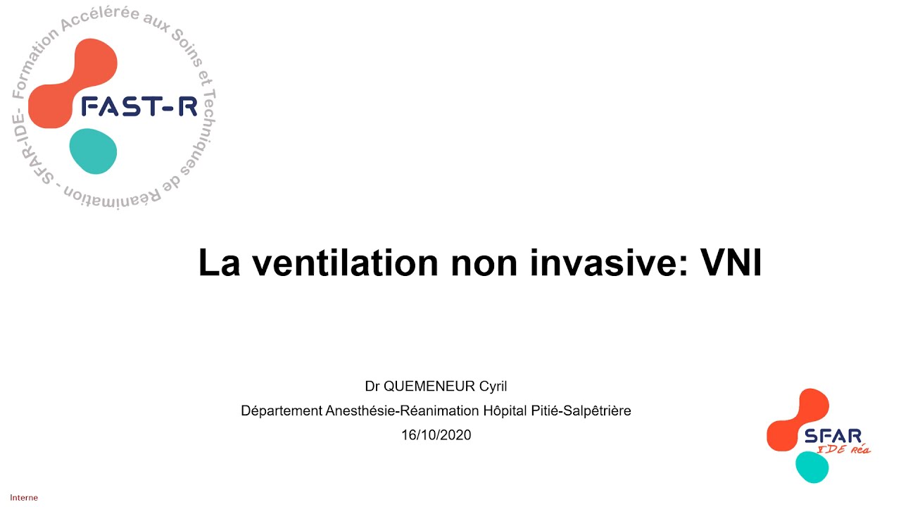 La ventilation non invasive : VNI