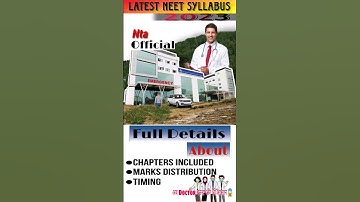 #neet latest syllabus 2023 #full details #shorts #shortvideo