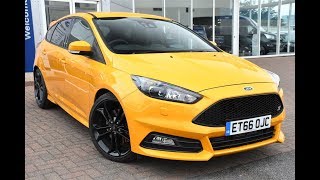 Used Ford Focus 2.0 TDCi 185 ST-3 5dr Tangerine Scream 2017