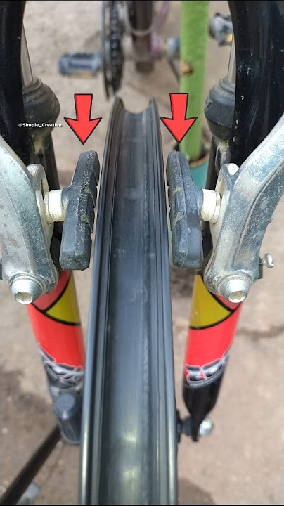 Bike Brakes Adjustment! How to Get Perfectly Working Bicycle Brakes #shorts #bike #tips #tricks