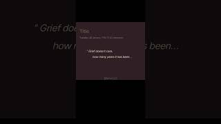 Grief... #poem #quotes #grief