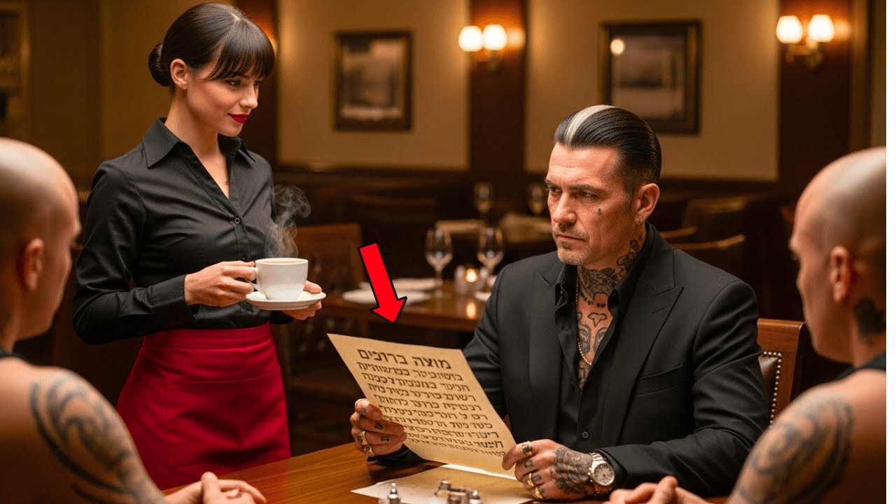 The mafia boss orders the waitress to translate a rare-language document, unaware she's a genius