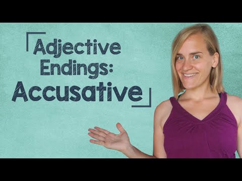 German Lesson (136) - Adjective Endings - AcTipsative - Definite and Indefinite Articles - A2