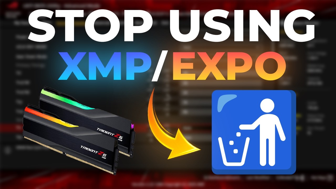 EXPO/XMP — это плохо | Простые настройки таймингов DDR5 для увеличения FPS