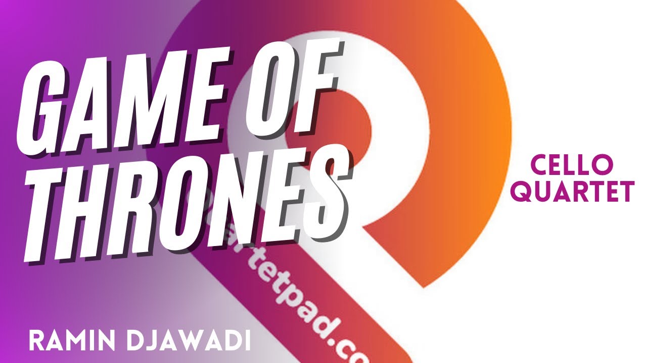 Game of Thrones Theme for Cello Quartet | SHEET MUSIC 