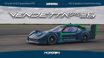 ARRMA VENDETTA 4X4 3S BLX Speed Racer RTR