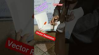 Vector Resolution, Rectangular Components of a Vector, Class 11 Physics Chapter 2 (2025)
