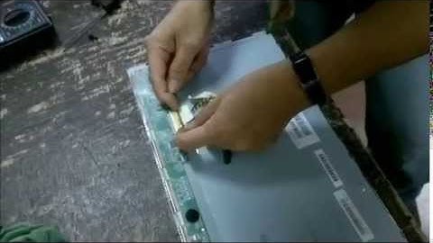 aoc lcd computer monitor repair white screen problem