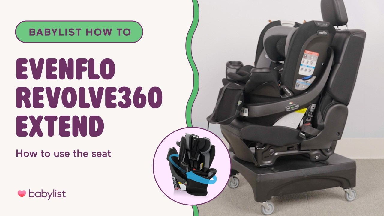 Evenflo Revolve360 Extend All-in-One Rotational Car Seat with Quick Clean  Cover - Rowe Pink | Babylist Shop