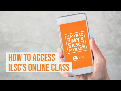 How to Access ILSC's Online Classes Through MyILSC App