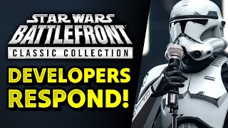 Developers Respond About Multiplayer Issues! Star Wars Battlefront Classic Collection