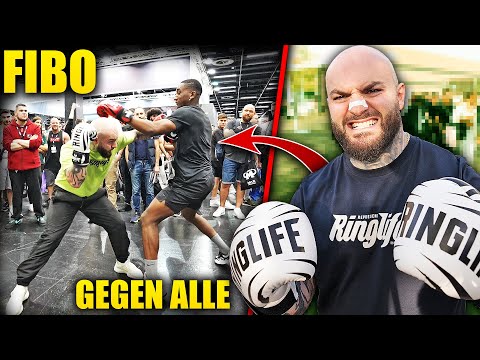 Видео: Ich BOXE gegen JEDEN auf der Fibo 2024! ( Bis wir rausgeschmissen werden ) RINGLIFE