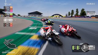 MotoGP 23 - Mario Aji Become a Moto3 World Champion - Le Mans Circuit - Gameplay