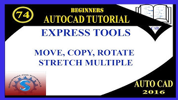 STRETCH MULTIPLE || MODIFY EXPRESS TOOLS || BASIC TUTORIALS FOR BEGINNERS || AUTO-CAD 2016
